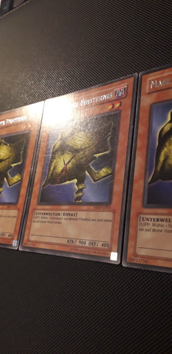Yu-Gi-Oh! 3x Maske der Finsternis, MRD-G014, Rare, 2. Auflage, Deutsch, EX/GD/PL - Image 3