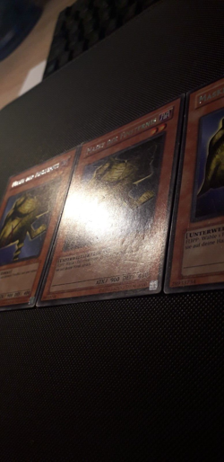 Yu-Gi-Oh! 3x Maske der Finsternis, MRD-G014, Rare, 2. Auflage, Deutsch, EX/GD/PL - Image 4