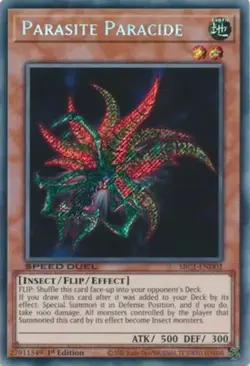 Parasite Paracide - SBC1-END02 - Secret Rare - 1st Edition - Lightly Played - Image 1