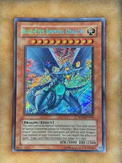 Yugioh Blue-Eyes Shining Dragon RP02-EN096 Secret Rare ENGLISH VLP - Image 1