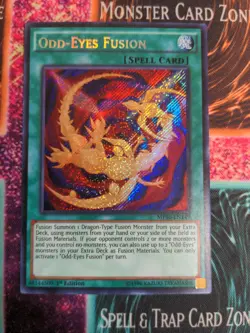 Yu-Gi-Oh! Odd-Eyes Fusion MP16-EN149 1st Edition Secret Rare NM - Image 1