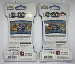 Pokemon XY Evolutions Sleeved Booster Packs Raichu Art (2 total sleeved packs) - Image 2