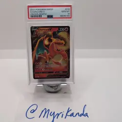 Charizard V 018/159 PSA 10 GEM MINT Crown Zenith RARE Pokemon TCG - Image 1