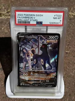 Umbreon V - TG22/TG30 - PSA 8 - Full Art - Brilliant Stars - Pokemon - 10680 - Image 1