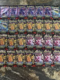Pokemon S&V Paldean Fates Booster Pack Factory Sealed X36 Booster Box Quantity B - Image 3