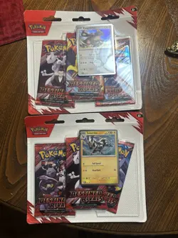 Pokemon Destined Rivals 3-Pack Blister Set of 2! Brand New - Image 1