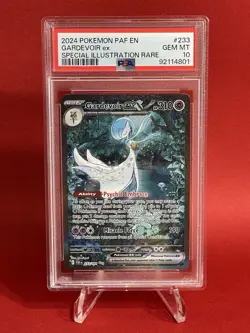 Pokemon Paldean Fates Gardevoir ex Special Illustration Rare 233 PSA 10 Gem Mint - Image 1