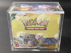 Pokemon Evolving Skies Booster Box Factory Sealed with Acrylic Case - Image 1