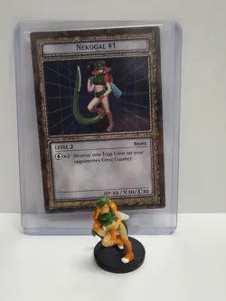 Yu-Gi-Oh Dungeon Dice Monsters - Figure & Card - Nekogal #1 - Image 1