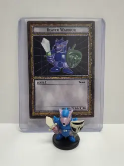 Yu-Gi-Oh Dungeon Dice Monsters - Figure & Card - Beaver Warrior - Image 1