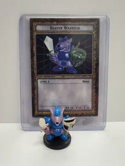 Yu-Gi-Oh Dungeon Dice Monsters - Figure & Card - Beaver Warrior - Image 1
