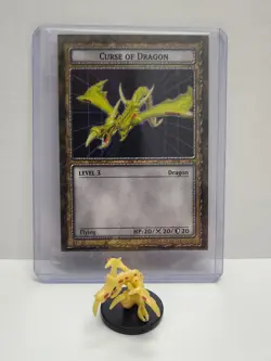 Yu-Gi-Oh Dungeon Dice Monsters - Figure & Card - Curse of Dragon - Image 1