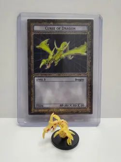Yu-Gi-Oh Dungeon Dice Monsters - Figure & Card - Curse of Dragon - Image 1