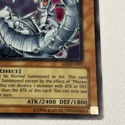 Yu-Gi-Oh! Cyber Laser Dragon (NM) Unlimited Edition Ultra Rare SOI-EN007 - Image 4