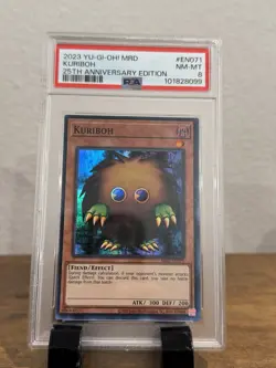 Yu-Gi-Oh! Kuriboh Super Rare Metal Raiders 25th Anniversary Edition #EN071 PSA 8 - Image 1