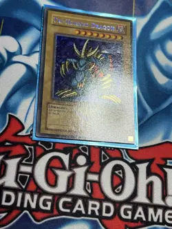 Yu-Gi-Oh LOB-000 Tri-Horned Dragon 1st Edition Glossy MP ( FOIL LINE/FOIL SHIFT) - Image 4