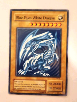 Yugioh English Common Blue-Eyes White Dragon KA-05 OCG Konami 2002 - Image 1