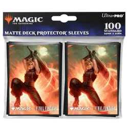 MTG FINAL FANTASY Cloud, Ex-SOLDIER Ultra Pro Deck Sleeves 100ct - Image 2