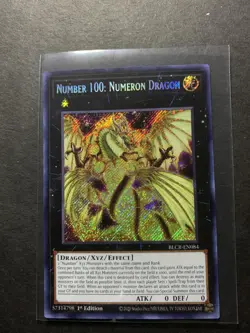 Yugioh - Number 100: Numeron Dragon (Secret Rare) (1st Edition) - BLCR-EN084 (P) - Image 1