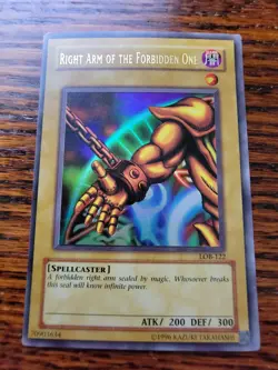 PL Right Arm of the Forbidden One LOB-122 The Legend of Blue Eyes White Dragon - Image 1