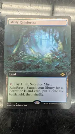 Misty Rainforest (Extended Art) Modern Horizons 2 MTG - Image 1