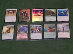 MTG Cat x10 Tabaxi Toucaneers(FOIL)Harbor Gaurdian/Pridemalkin/Sabertooth Mauler - Image 1