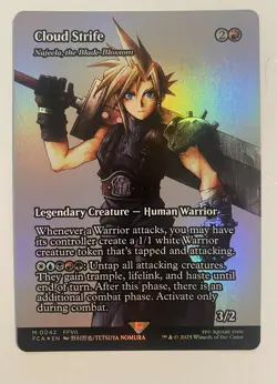 Cloud Strife - Najeela, the Blade-Blossom (Showcase) Final Fantasy Foil - Image 1