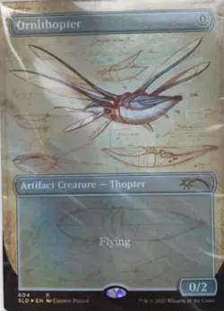 MTG English Ornithopter Blueprint NM Foil Secret Lair - Image 1