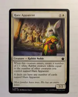 1x Hare Apparent - MTG - NM/M Card - Common FDN - Image 1