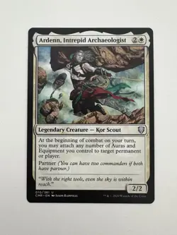 Ardenn Intrepid Archaeologist MTG Magic the Gathering Card NM Near Mint CMR - Image 1