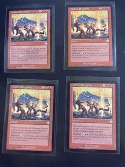 MtG X4 Violent Eruption Torment Magic the Gathering (Instant) (Direct Damage) - Image 1