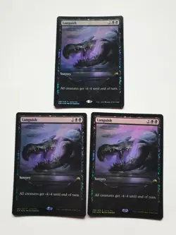 Magic The Gathering - MTG - Languish - Origins Gameday Foil Rare Promo x 3 - Image 1