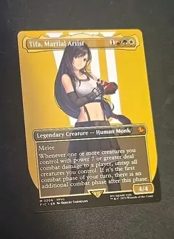 x1x Tifa, Martial Artist (Borderless) Commander: Final Fantasy 0206 - Image 1