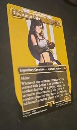 x1x Tifa, Martial Artist (Borderless) Commander: Final Fantasy 0206 - Image 4