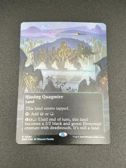 MTG Hissing Quagmire (0064) (Borderless) Edge of Eternities: Stellar Sights Foil - Image 1