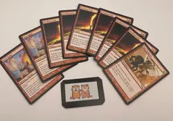 MTG Lot - Seething Song x6, Lava Spike x2, Mass Hysteria - Red Combo Burn Spells - Image 2