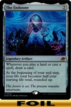 1x - The Endstone - FOIL - Edge of Eternities - NM MTG - Image 1