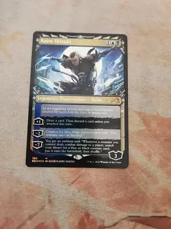 Kaito Shizuki Showcase Foil Kamigawa Neon Dynasty MTG NM - Image 1