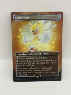 IN HAND- Super State - FOIL -Secret Lair x Sonic - NM Magic MTG - Image 1