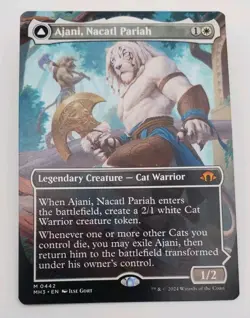 Ajani, Nacatl Pariah Borderless Modern Horizons 3 MH3 #442 Regular NM MTG Magic - Image 1