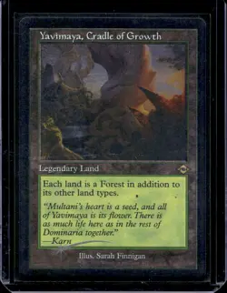FOIL YAVIMAYA, CRADLE OF GROWTH (RETRO FRAME) Modern Horizons 2 Magic MTG CARD - Image 1