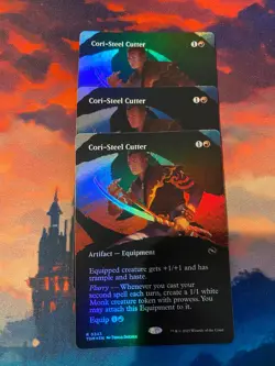 MTG Tarkir Dragonstorm Cori Steel Cutter Borderless Foil x 1 - Image 1