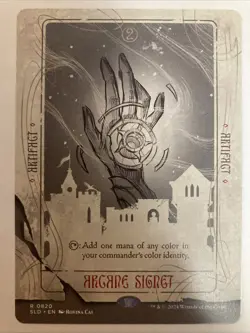 Arcane Signet Non-Foil Sketch Secret Lair SLD Rovina Cai Commander Staple 820 - Image 1