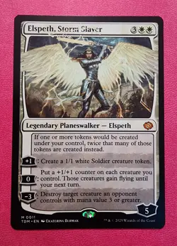 ❤‍🔥 Magic The Gathering - Elspeth, Storm Slayer - Near MINT 💚 - Image 1
