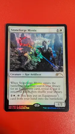Stoneforge Mystic - Judge Promo - Foil LP - MTG Magic the Gathering Promo Rare - Image 1