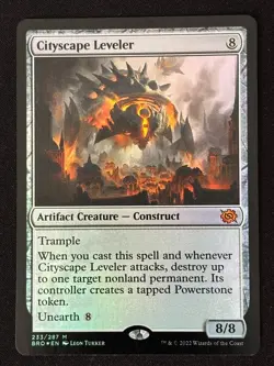 1x MTG Cityscape Leveler (Foil) - The Brothers' War (BRO) #233 - Magic - Image 1