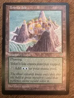 TEFERI'S ISLE mtg LP Mirage 1 Rare - Image 1