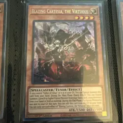 Yugioh x1 Blazing Cartesia, the Virtuous MP23-EN162 Prismatic Secret Rare (NM!) - Image 1
