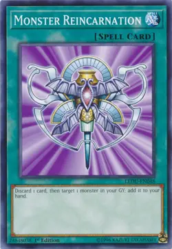 Monster Reincarnation - LEDU-EN048 - Common - 1st Edition - Lightly Played - Image 1