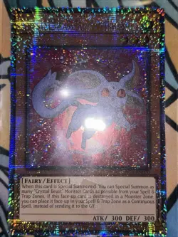 Yugioh! Crystal Beast Ruby Carbuncle - MP24-EN020 - Quarter Century Secret Rare - Image 1
